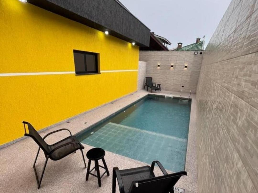 Villa Chale Amarelo Itanhaém Esterno foto