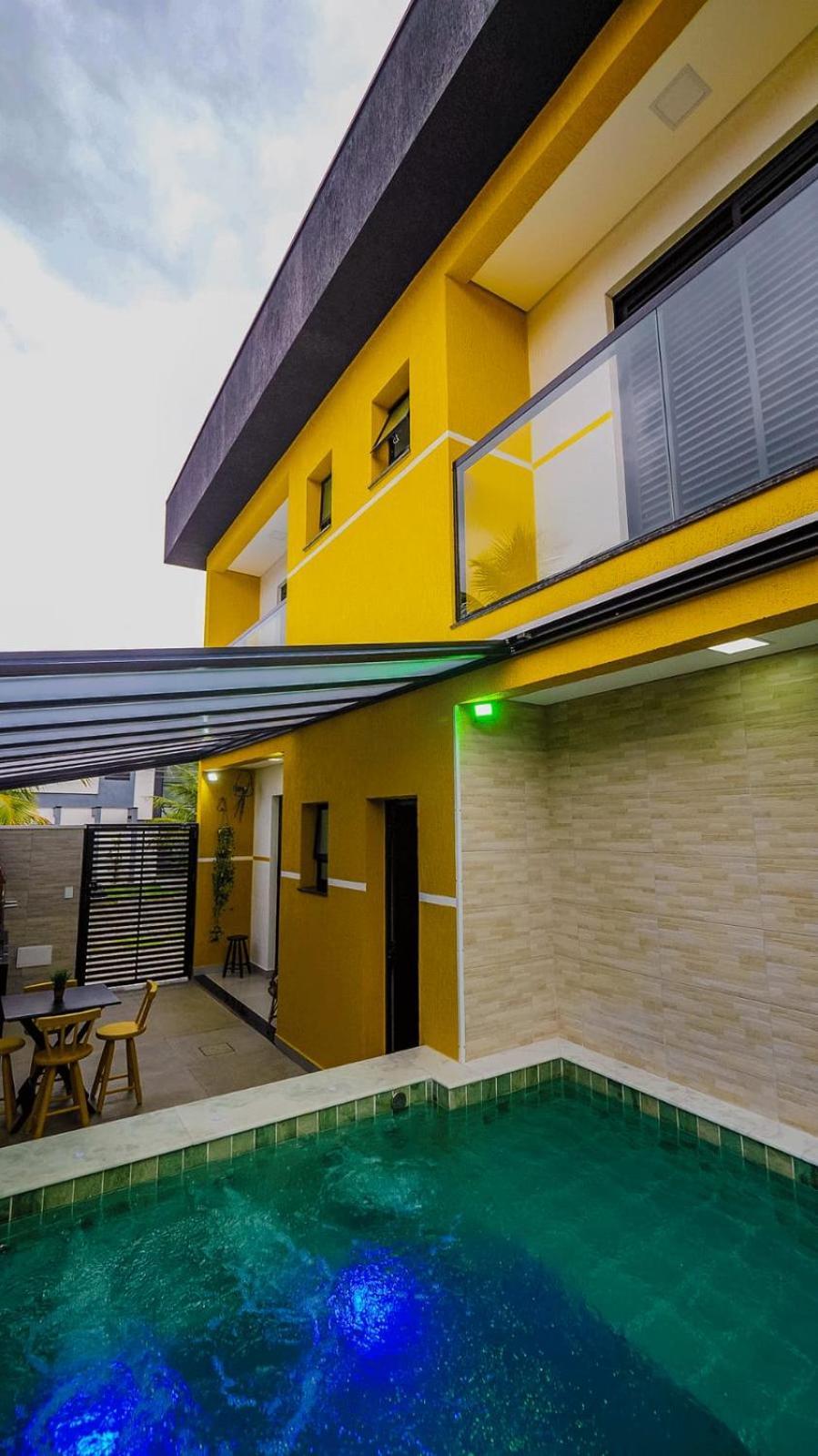 Villa Chale Amarelo Itanhaém Esterno foto