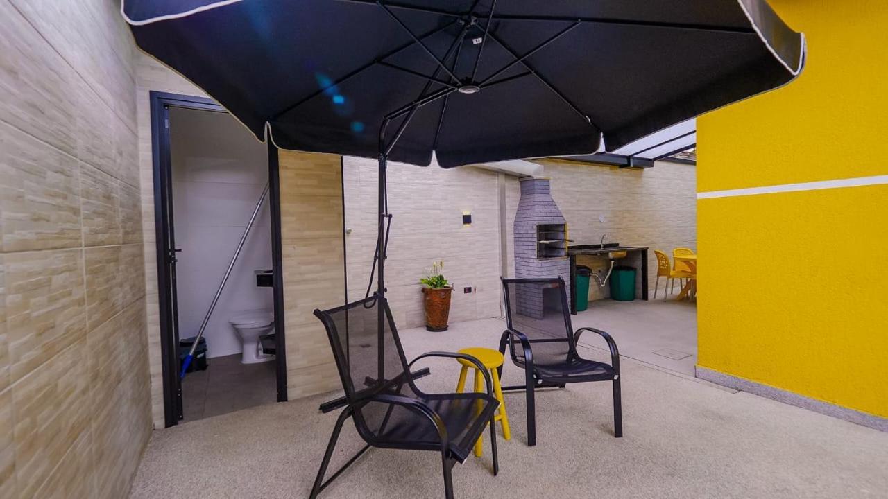 Villa Chale Amarelo Itanhaém Esterno foto