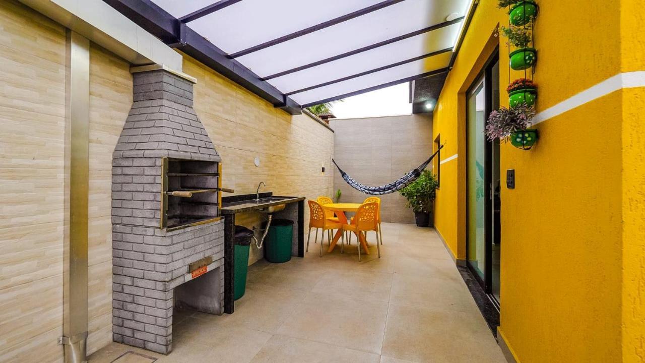Villa Chale Amarelo Itanhaém Esterno foto
