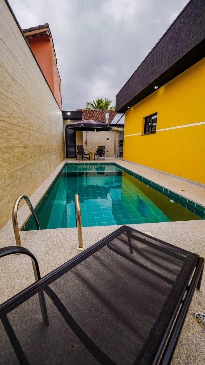 Villa Chale Amarelo Itanhaém Esterno foto